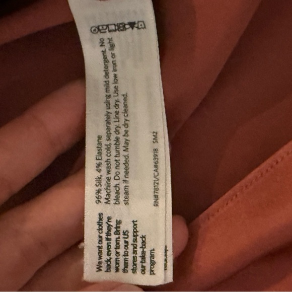 Eileen Fisher Elegant Satin Sleeveless Top - Rust M - Picture 8 of 8